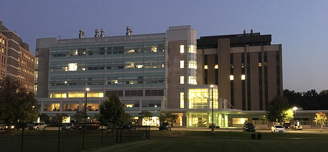 Waisman Center at dusk