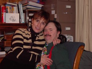 Fred Kreuser with his sister Kathy.