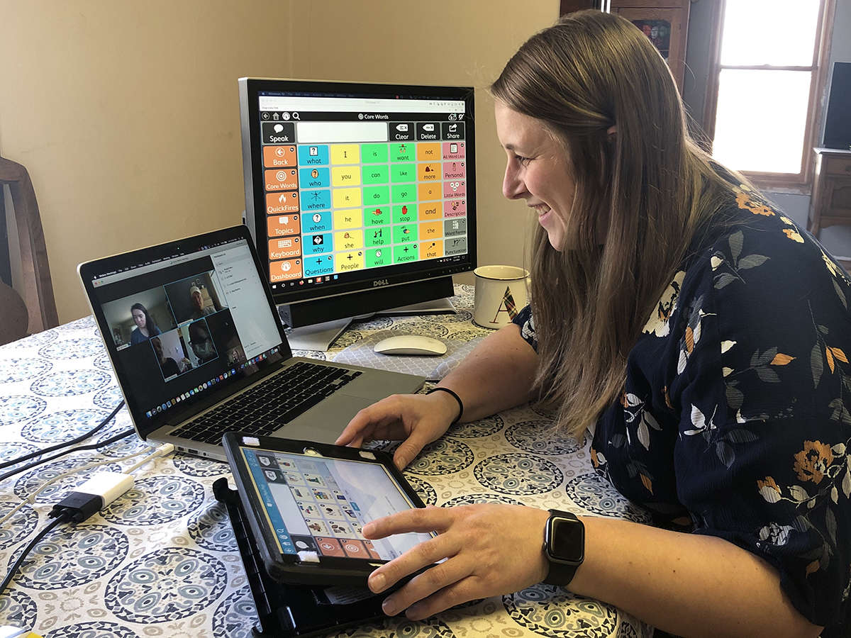 Serving during COVID-19: AAC outreach services