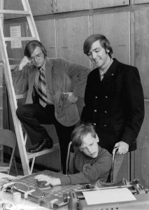 David Lamers, Gregg Vanderheiden, and Ludell Swenson (front)