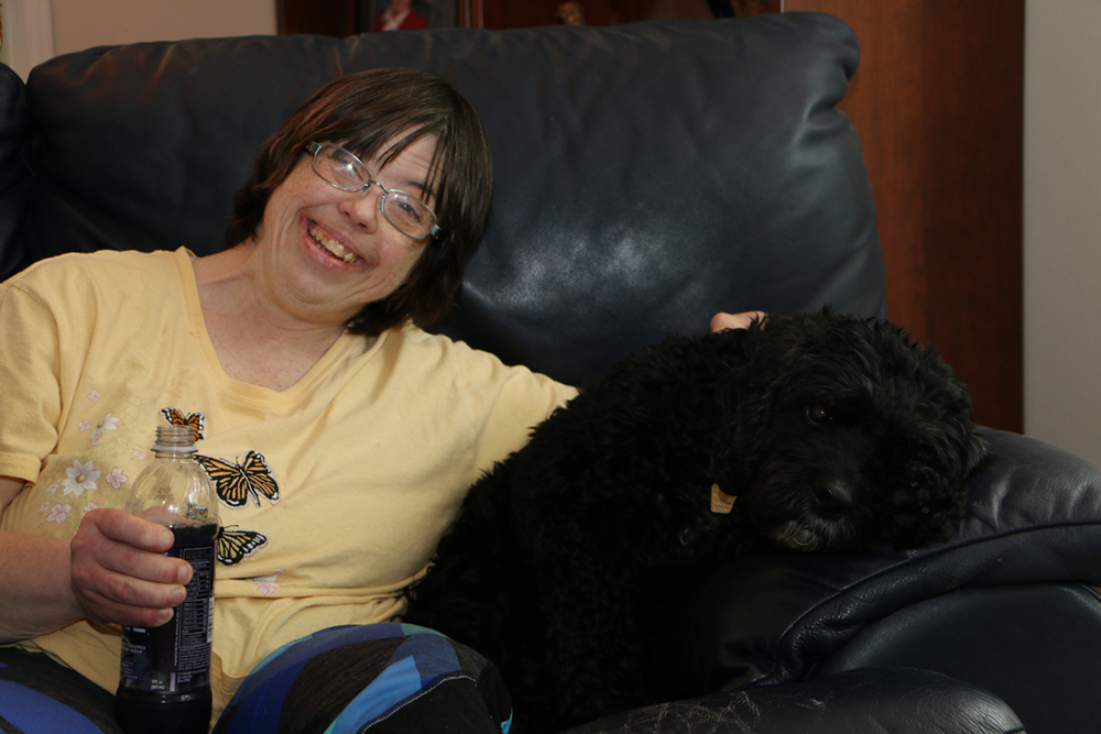 Woman with Down Syndrome
