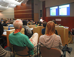 John Wiley Conference Center speaker and audience