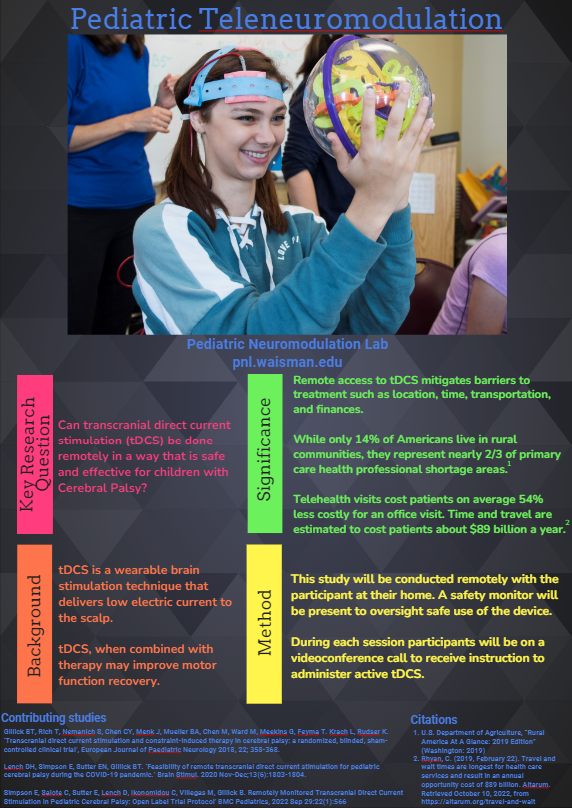 Bernadette Gillick, PhD, MSPT, PT – Slide of the Week - See text below image for information on slide
