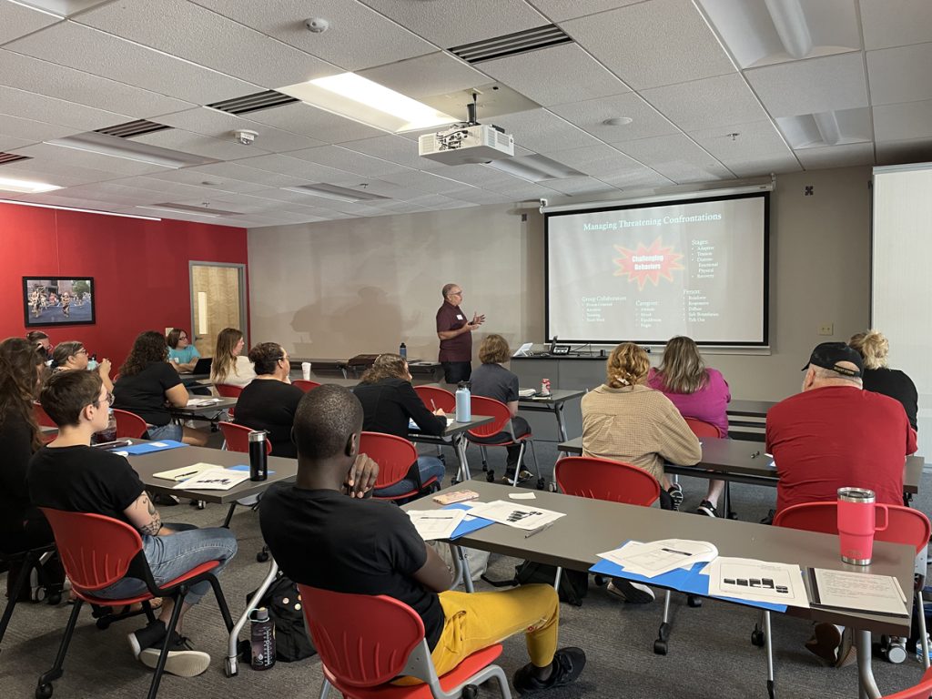 Josh Lapin offers a training for Community Outreach Wisconsin