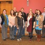 Don Anderson (far right) and members of the AAIDD board. 