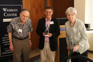 (l-r) John Palmer, Albee Messing, and Carol Palmer.