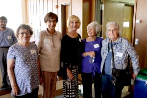(l-r) Toni Richards, Jan Robertson, Marijo Bunbury, Lucy Williams, and Joan Burns.