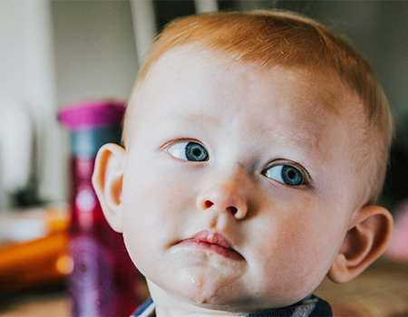 Small redheaded boy