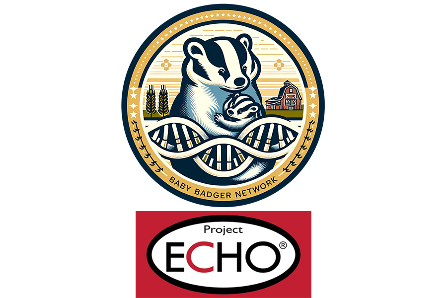 baby badger network and project echo logos