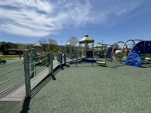 Playground with ramp at Elver Park