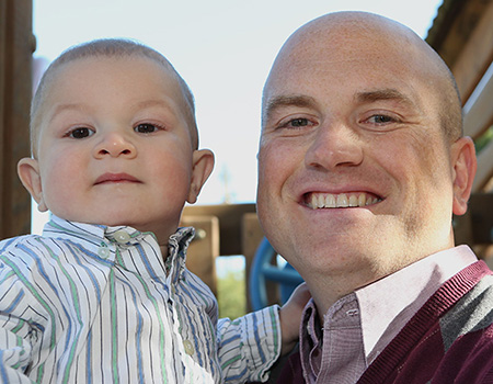 Father and son