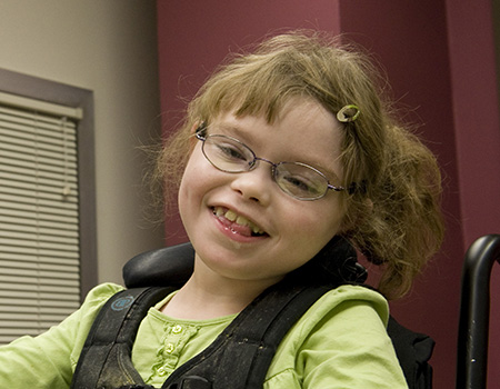 Girl with CP
