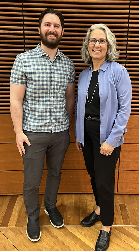 Matthew L. Russo, PhD and mentor Anita Bhattacharyya, PhD