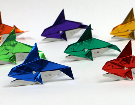Origami Orcas by Matt Ward