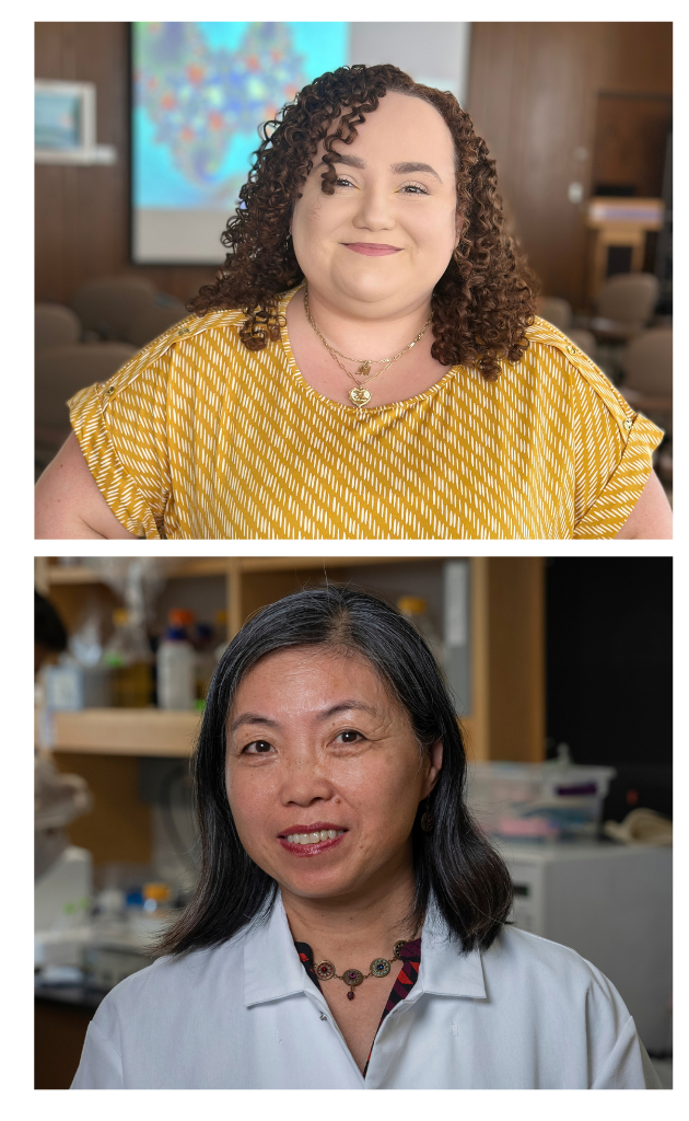Headshots of Natasha and Xinyu